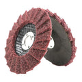 4-Inch Medium Fine Coarse Grit Surface Conditioning Flap Disc Abrasive Tool for Polishing Stainless Steel & Rust Removal