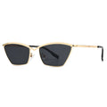 Hot Classic Steampunk Stylish Rimless Thick Shade Women Triangle Rivet Metal Frame Men Sun Protection Outdoor Sunglasses