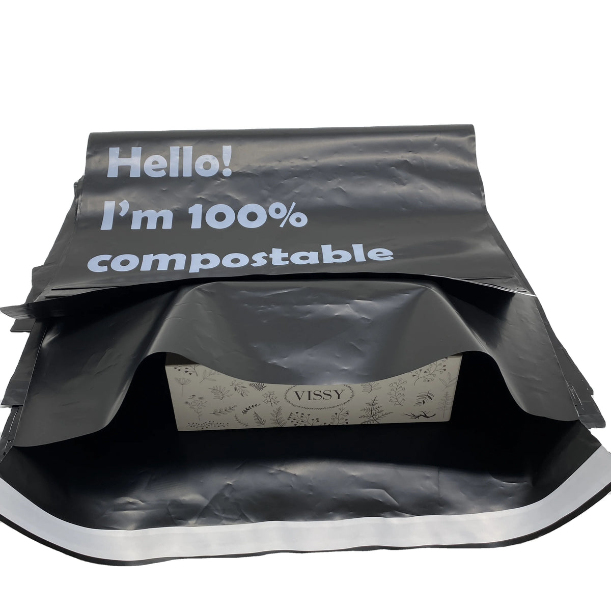 Printed Poly Mailer Clothing Packages Shipping Bags Biodegradable Envelope Self-Adhesive Bag
