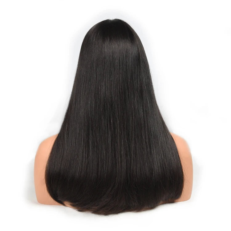 Factory Direct Sale Natural Silky Straight Wave Silk Top Kosher Wig Virgin Brazilian Human Hair Lace Front Jewish Wig for Women
