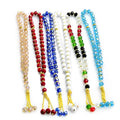 Wholesale 33 Beaded Prayer Bracelets 10MM Crystal Islamic Religious Beads Geometric Style for Ramadan Gifts Muslim Prayer Beads