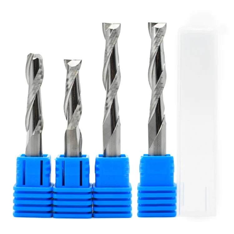 Cnc 6mm Shank Two Flute Spiral Router Bit for Wood Solid Carbide 2f Fraser 6mm End Mill