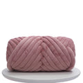 Super Vegan Velvet Fancy Yarn Acrylic Bulky Thick Roving Soft Arm Knitting Home Decor Blankets Rugs