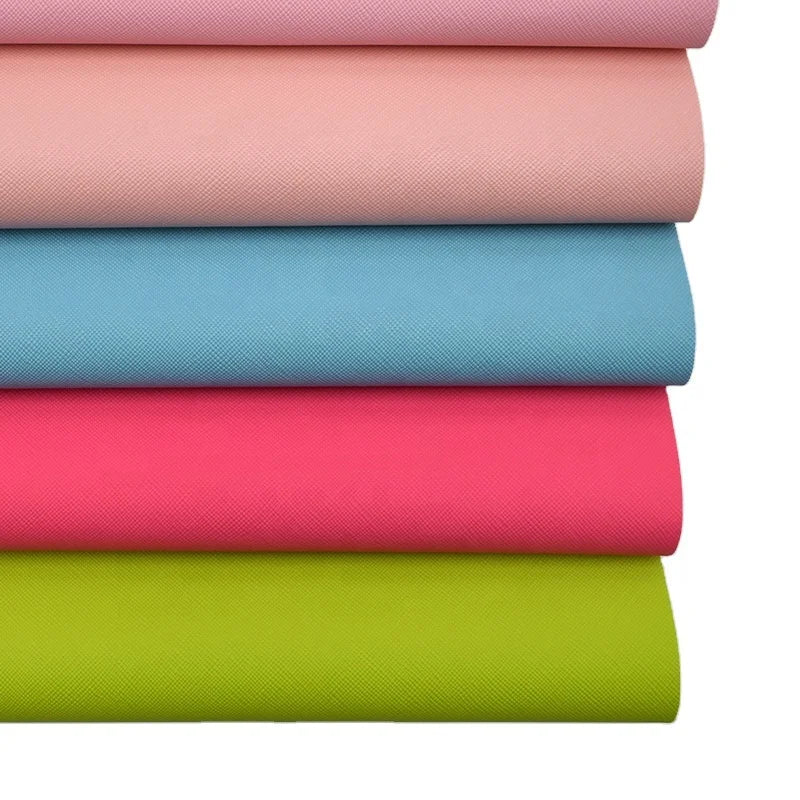 Saffiano Pvc Leather 0.6mm for Package