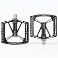 ESLNF Ultralight MTB Pedals 3 Bearings Bicycle Aluminum Alloy Axle Flat Pedals Carbon Fiber Sleeve Road Bike Pedals