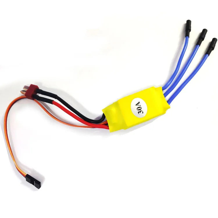DC 12V 30A High Power Brushless Motor Speed Controller Three-Phase PWM Regulator for RC Airplane Parts