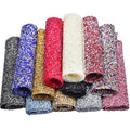 Wholesale 24*40cm Bling Bling Multicolor Resin Strass Loose Rhinestones Mesh Sheet for Shoe Garment Bag Nail Art Decoration
