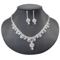 Wholesale Wedding Flower Zirconia Fine Fashion Rhinestone Jewelry Jewelry Necklaces Earrings Bracelets Sets