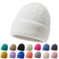 Custom Fuzzy Soft Material Fashion Embroidery Logo Winter Keep Warm Hat Add Your Own Design