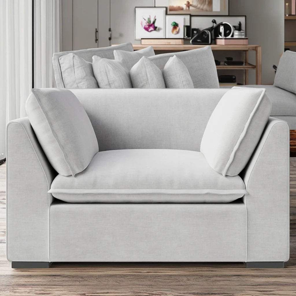 Modern Luxury American Chair Sofa Ferly New Arrival Home Furniture Simple Leisure Fabric for Apartment Hotel Villa MegaBDM