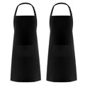Cheap Custom Logo Printed Cotton Polyester Kitchen Cooking Cleaning Chef Apron