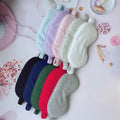 Custom Logo Natural Cotton Zero Pressure Eye Patch Sweat Absorbent Blindfold Pure Cotton Sleep Mask With Adjustable Strap