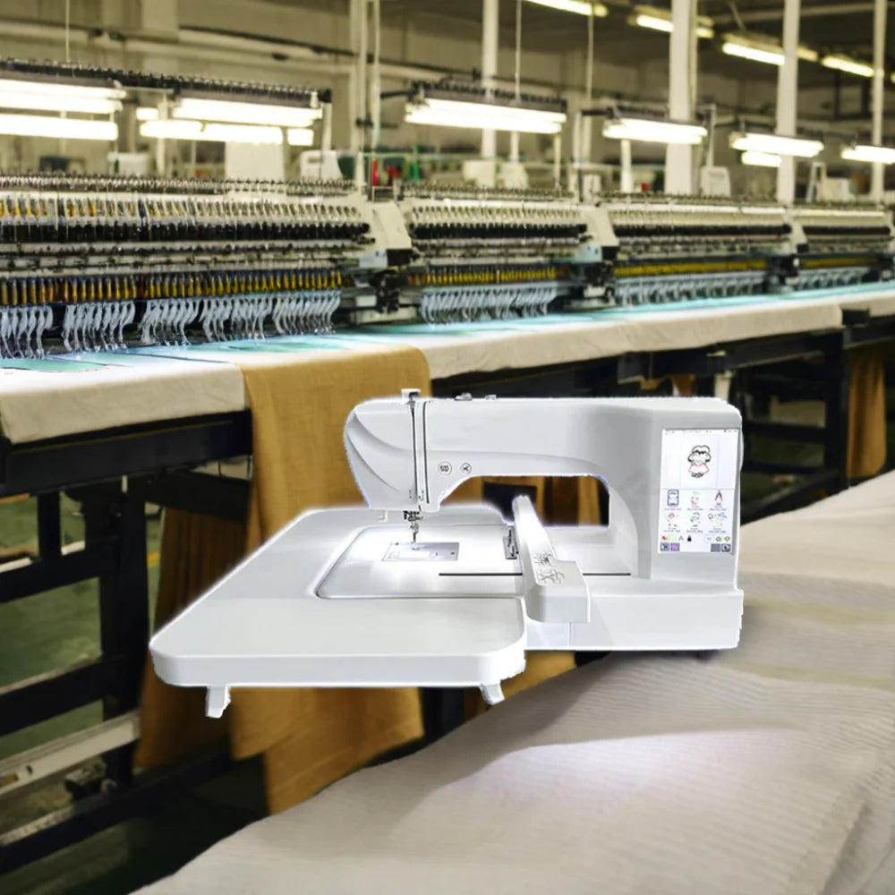 Multifunctional Small Household Embroidery Machine DIY Single Embroidery Automatic Large Range New Condition Core Motor Home Use