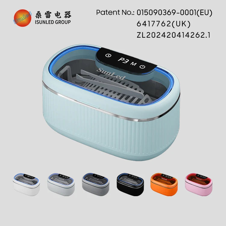 Sunled Portable Mini Electric Simple Operation Cleaning Machine Multipurpose Ultrasonic Cleaner for Everyday Objects