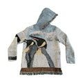 Luxury Men's Streetwear Wool Hoodie Custom Printed Oversized Cotton Heavy Weight Graphic Anime Tapestry for Spring