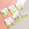Wholesale Customization Lovely Fashion 2024 Accessories for Making Flower Dangle Clay Earrings Polymer Handmade Women