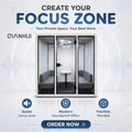 Office Decoration Soundproofing Open Office Assemble Soundproof Booth 6.38 CBM Office Pod With Wheels
