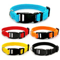 In Stock Nylon Wide Heavy Duty Big Dog Coloured Collar Dog Durable Harness Soft Adjustable Collares