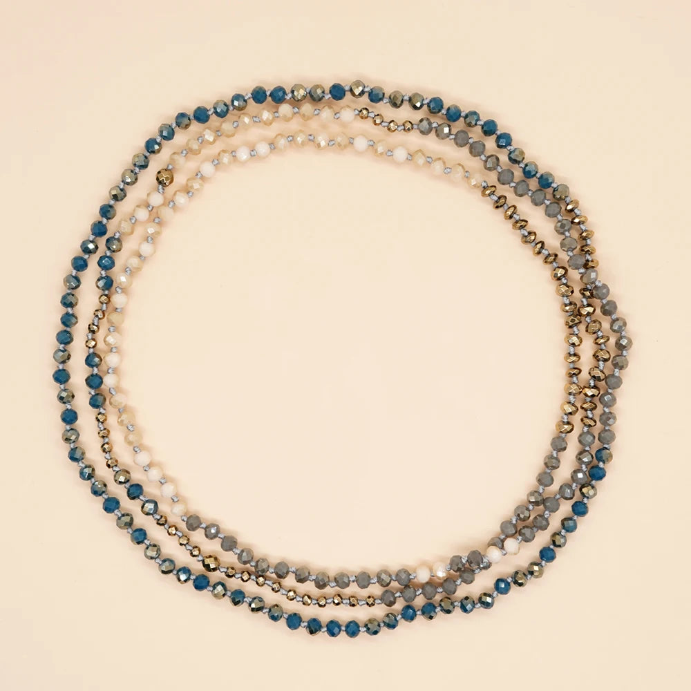 Handmade Colorful Miyuki Crystal Bead Chain 42mm Long Latest Fashion Jewelry No Fading Quality Woman Necklace