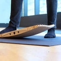 Wood Wobble Board Set Stability and Balance Trainer Movemate Board for Physical Therapy for Figure Skating Training