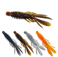Hot Sale 60mm/80mm Soft Plastic Fishing Lures Shrimp Odor Salt Wobbler Creature Baits