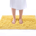 Soft Chenille Bath Rug Extra Absorbent Microfiber Shag Bath Mat Anti-slip Washable Plush Carpet for Bathroom Floor Decor