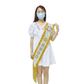 Hot Selling Custom Design Happy Birthday Beauty Pageant Ribbon Body Sash