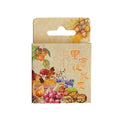 46 Sheets Per Box Boxed Stickers Fruit Collector Retro Goo Card Stickers Handbook Album Diy Decorative Seal Stickers