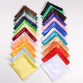 New Arrival Hot Sale Fashion New 90x90 square Satin Scarf Solid Color Milk Silk Satin Scarf Muslim Hijab Kerchief