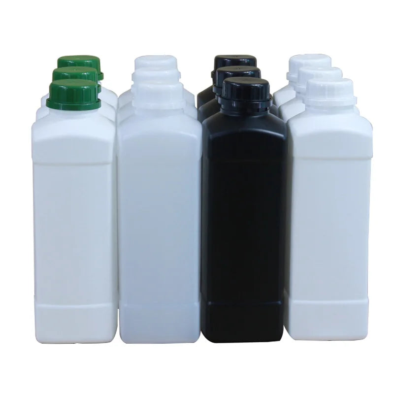 500ml 100ml Custom logo Printing square Plastic Bottle for Milk Liquid Packaging
