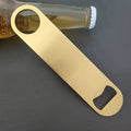 Double-Head Stainless Steel Metal Flat Beer Bottle Opener Bar Blade Design for Bartenders and Bar Owners