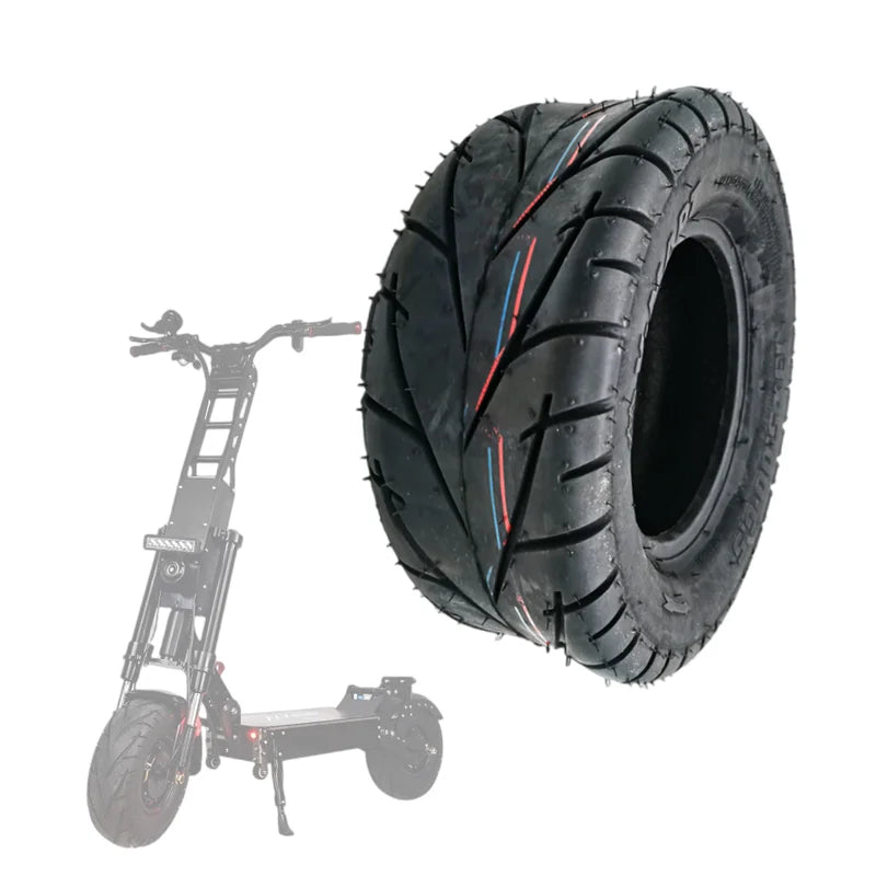 New Image Escooter 13 Inch Motor Wheels Vacuum Tire 13x5.00-6.5 Tubeless Tyre for Motorcycle  FLJ K6 Electric Scooter