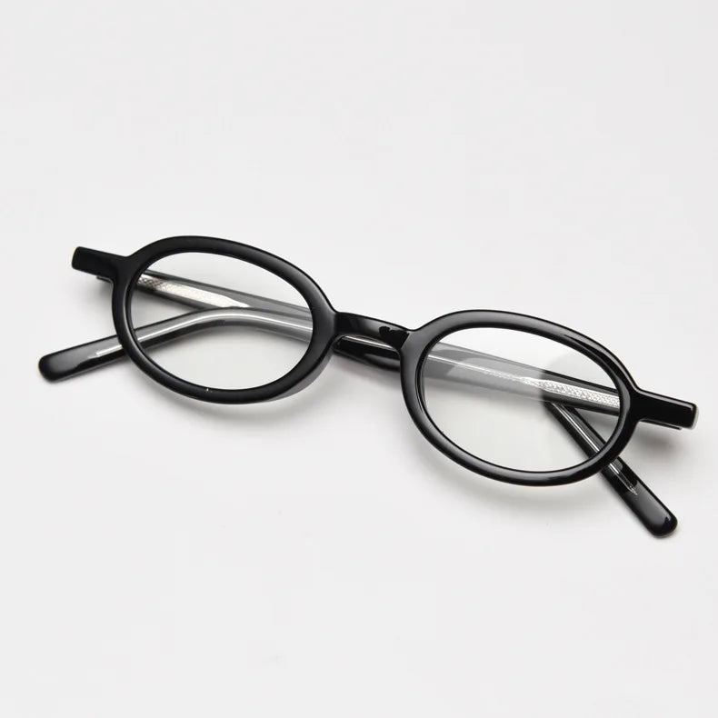 2026 New TR90 Acetate Oval Spectacle Frame Women Reading Glasses Man Retro Anti Blue Light Clear Lens Optical MegaBDM