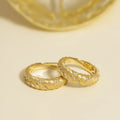 Designer Brushed Jewelry Gold Plated Rings 925 Silver Ring Silver 925 Jewelry Fashion Jewelry Rings