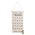 Top Sale Personalized Hanging Custom Advent Calendar Monogram Advent Calendar Kids Blank Advent Christmas Calendar Wholesale
