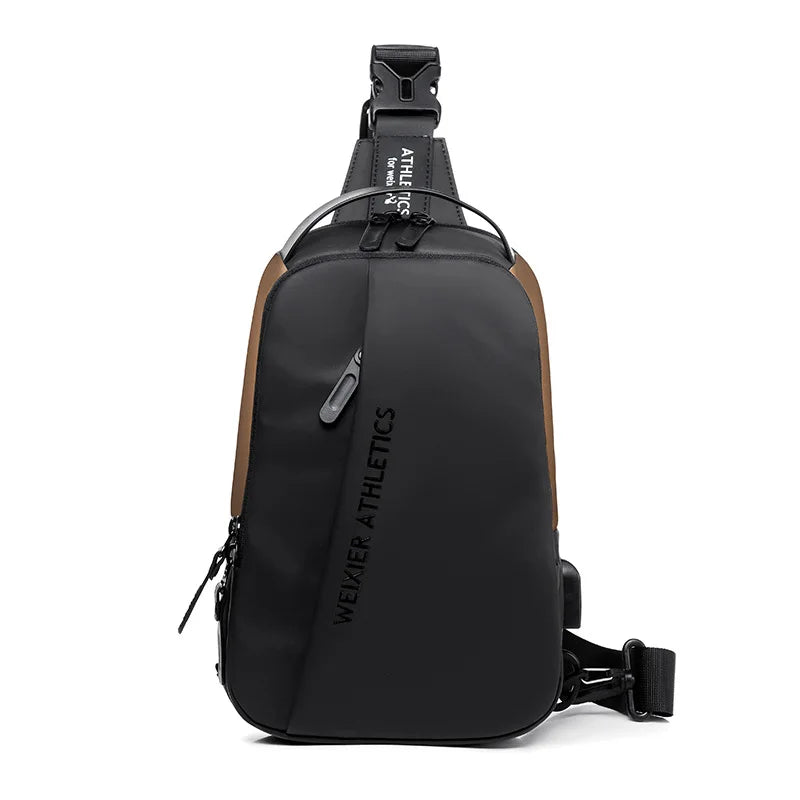 Single Shoulder Back Pack Men's Chest Bags Fashion Travel Crossbody Man Casual Messenger Bag