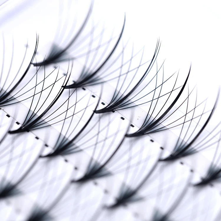 Stock 5D 7D 9D Pointy Base Premade Volume Fan Wispy Eyelash 0.07mm C CC D DD Wispy Lashes Premade Fans Eyelash Extension