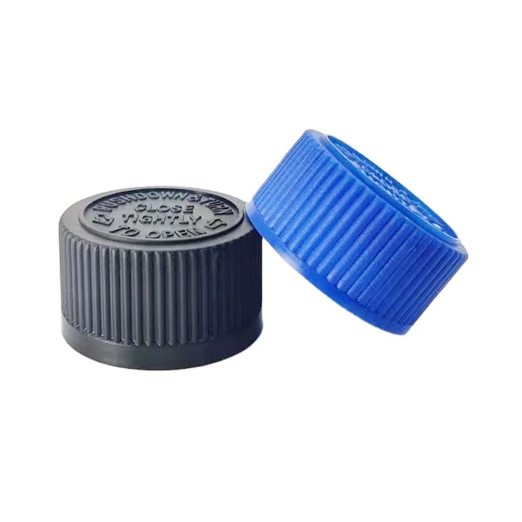 18/410 20-410 20-400 22-400 Plastic Childproof Lids Cap Child-resistant Plastic Cap with Heat Induction Seal Liner