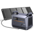 2000W Portable Solar Generator with Inverter Solar Panel Power Supply Rechargeable Power Station Home Camping
