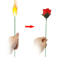 Fire Change to Rose Torch to Flower Stage Magic Valentine's Gift Easy to Do Magic Trick Props for Magician