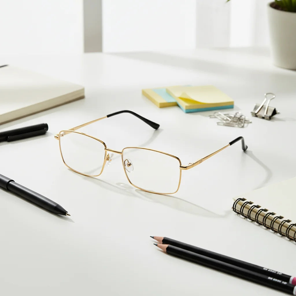 New Design Eyeglasses Eye Glass Frames Optical Frames Men Titanium Italy