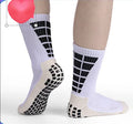 Anti Slip Silicone Football Men's Grip Soccer Crew Athletic Socks Spring Quick Dry