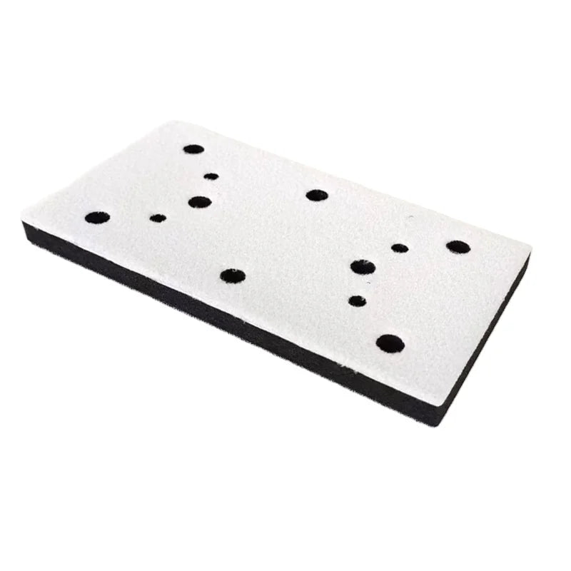 Abrasives. 10mm Thick 90*175mm Rectangular Sponge Buffer Pad Customizable FESTOOL Abrasive Sandpaper Machine Protective Pad.