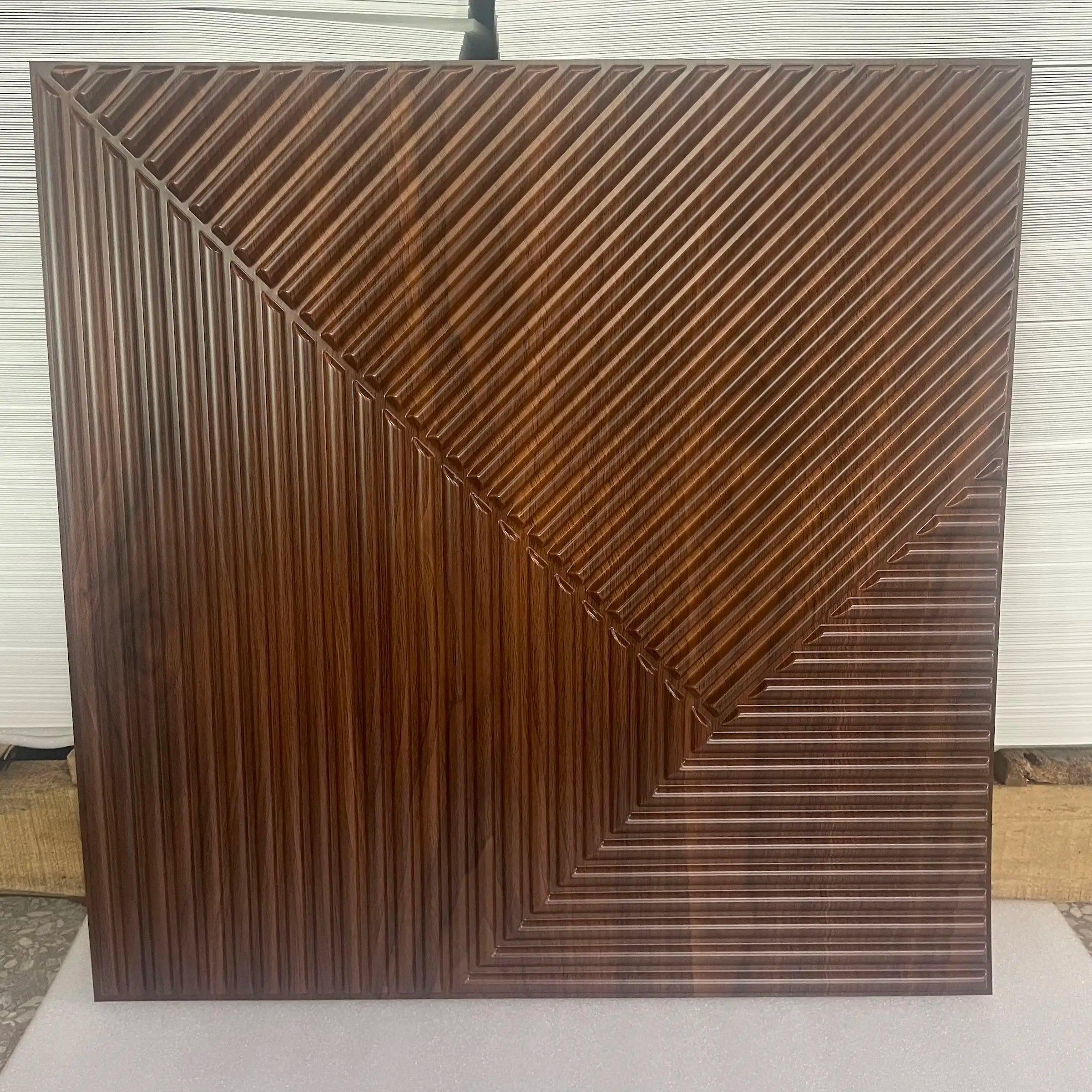 Hot Sales Modern Waterproof Fireproof PVC 3D Wall Panels for Living Room Bedroom and Hotel Wall Decoration