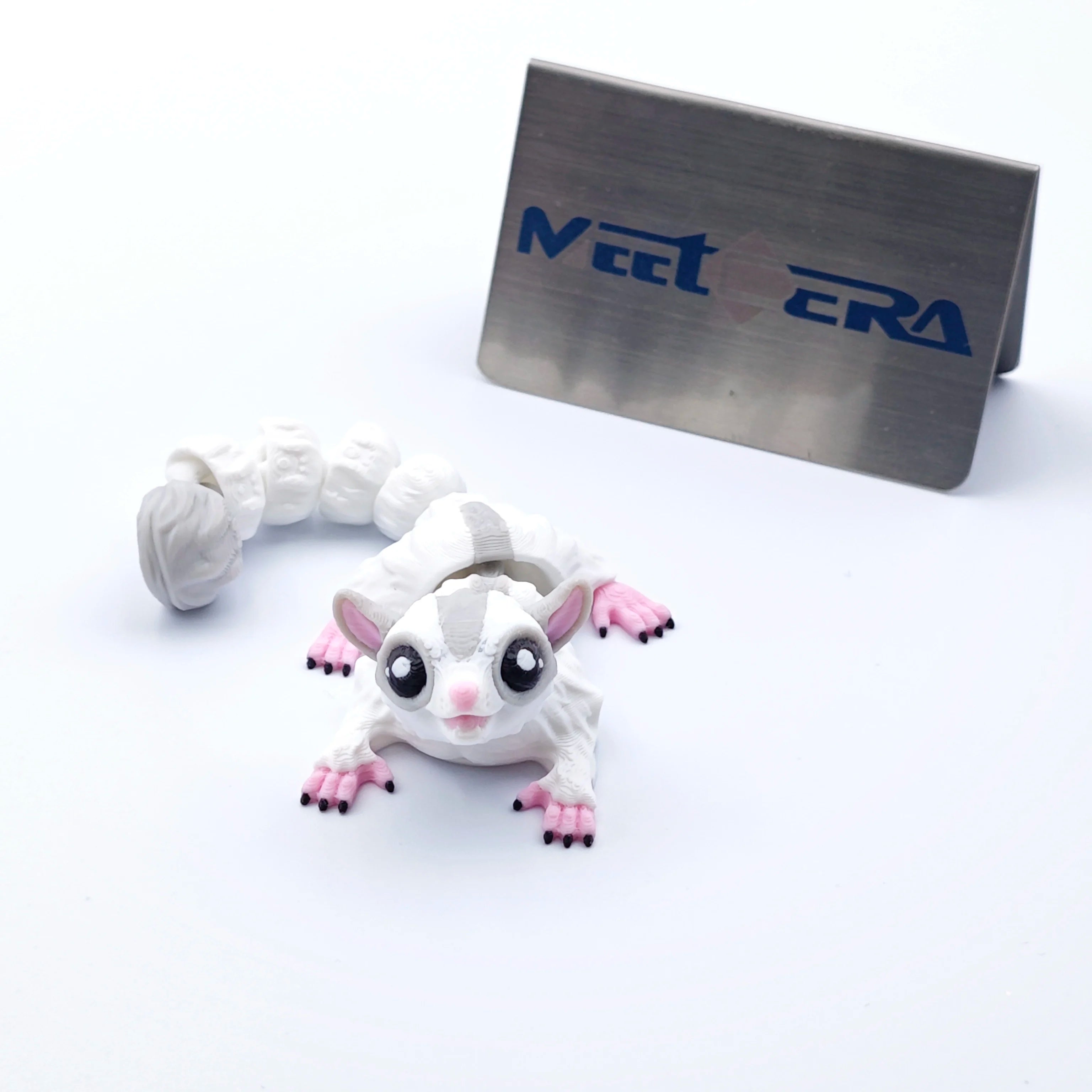Articulating 3D Printed Articulated Sugar Glider Flexible Neon Glider Fidget for Stress Relief Office Desk Accessory Cool New