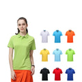 Cheap 100% Polyester Custom logo Dry Fit Unisex Female Polo Shirt Quick Dry Formal Men Women Printed logo Polo Shirt
