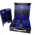 Exquisite Silk Lined Wine Box with Rose Gold Hot Stamping Suitable for champagne and Premium Spirits