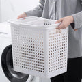 XingYou Home Corner Plastic Rectangle Laundry Basket Standing Type Cloth Storage Basket