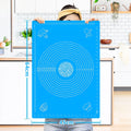 Best Sellers 64*45 cm Flexible Non-stick Custom Silicone Baking Mat for Pastry Rolling With Measurements