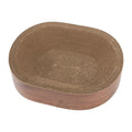 Oval Shape Cat Scratcher Bed Made From Durable Paper and Corrugated Paper Material Carton Customized Toys for Cats Pets Cats